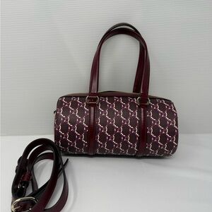 Elegant GUCCI Burgundy Patterned Women's Bag